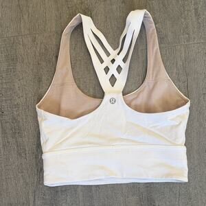 Lululemon Mind Over Miles Bra White Size 4